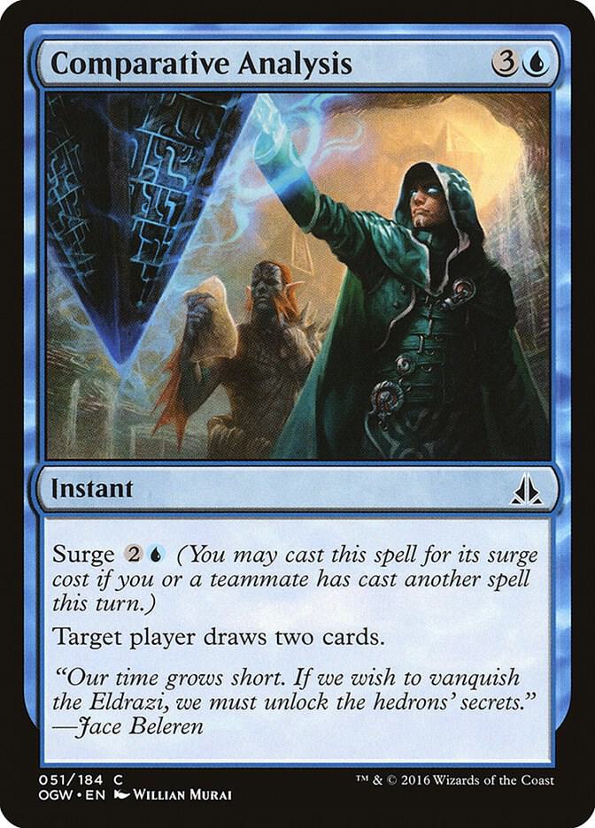 Comparative Analysis 51 card from Oath of the Gatewatch