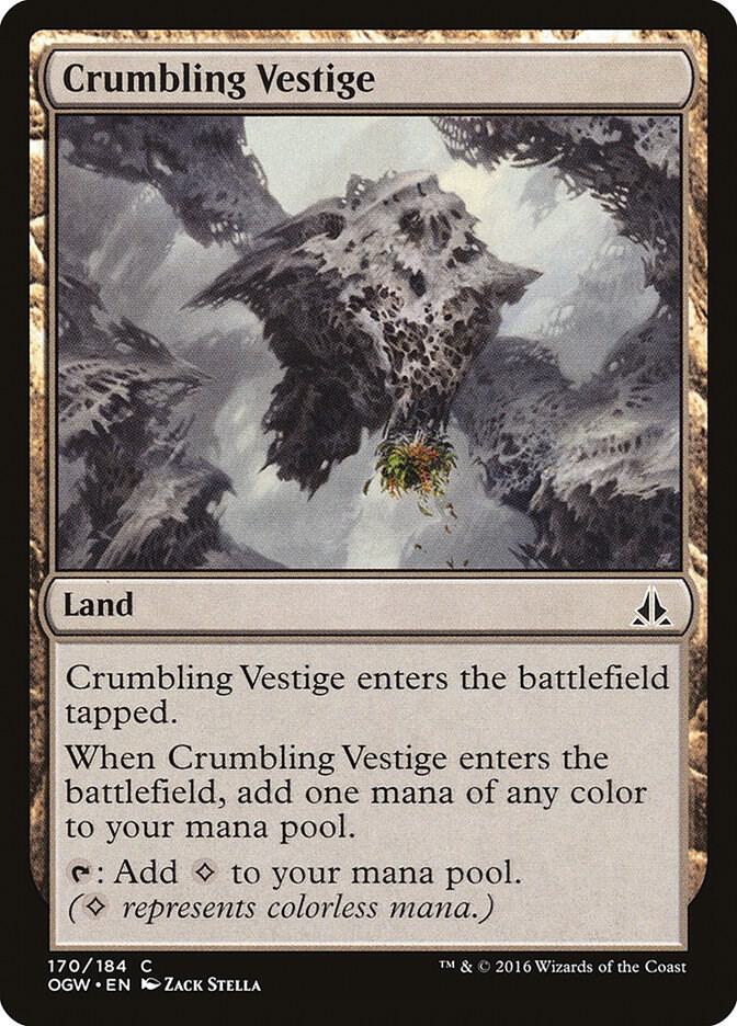 Crumbling Vestige 170 card from Oath of the Gatewatch