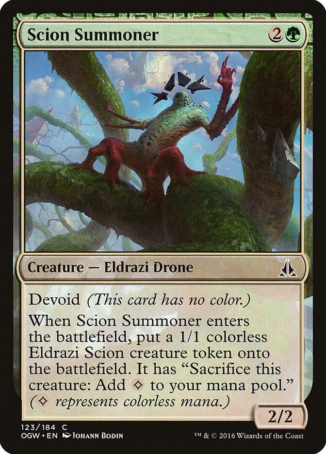 Scion Summoner 123 card from Oath of the Gatewatch
