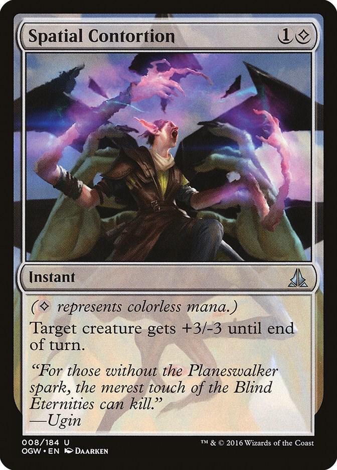 Spatial Contortion 8 card from Oath of the Gatewatch