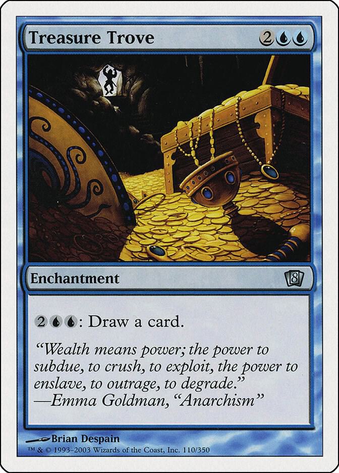 Treasure Trove 110 card from 8th Edition