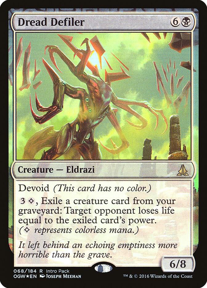 Dread Defiler 68 card from Unique and Miscellaneous Promos