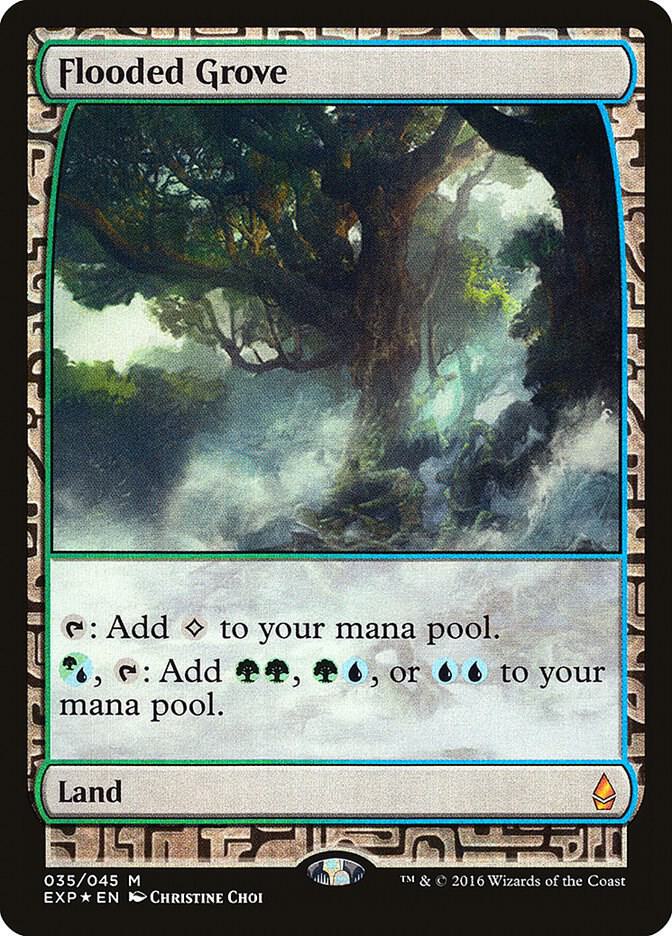 Flooded Grove 35 card from Zendikar Expeditions