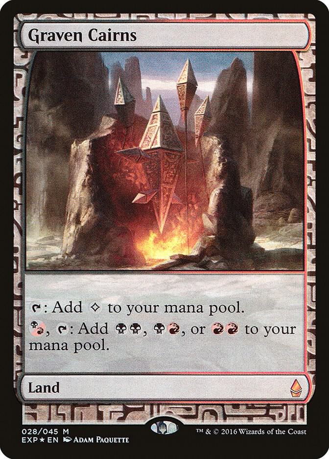 Graven Cairns 28 card from Zendikar Expeditions