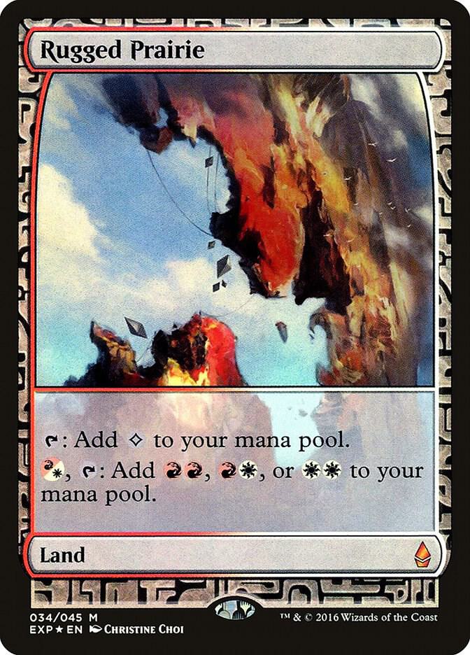 Rugged Prairie 34 card from Zendikar Expeditions