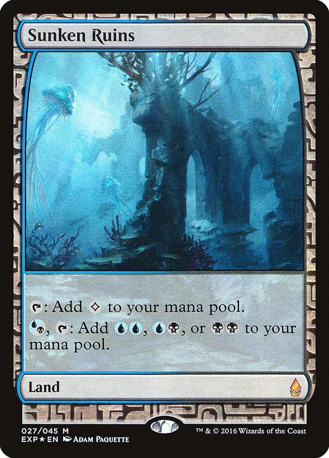 Sunken Ruins 27 card from Zendikar Expeditions