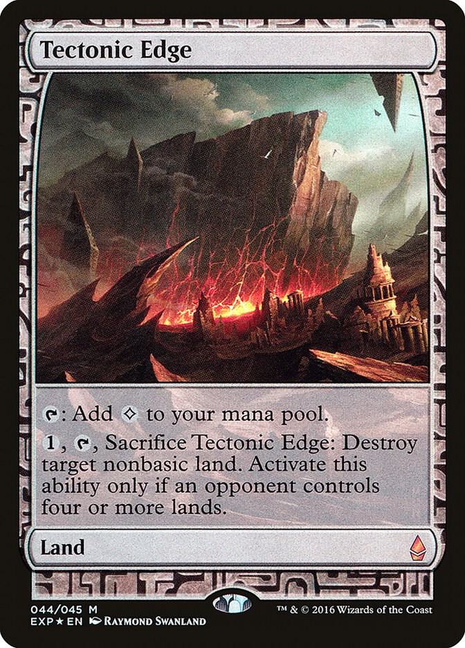 Tectonic Edge 44 card from Zendikar Expeditions