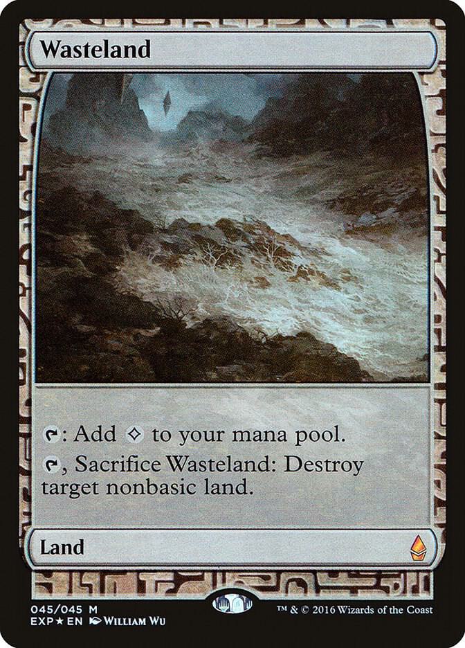 Wasteland 45 card from Zendikar Expeditions
