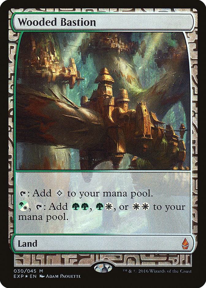Wooded Bastion 30 card from Zendikar Expeditions