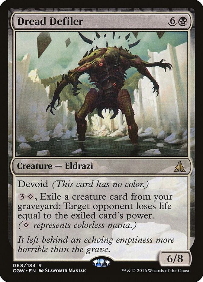 Dread Defiler 68 card from Oath of the Gatewatch