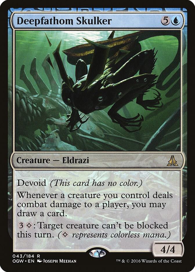 Deepfathom Skulker 43 card from Oath of the Gatewatch