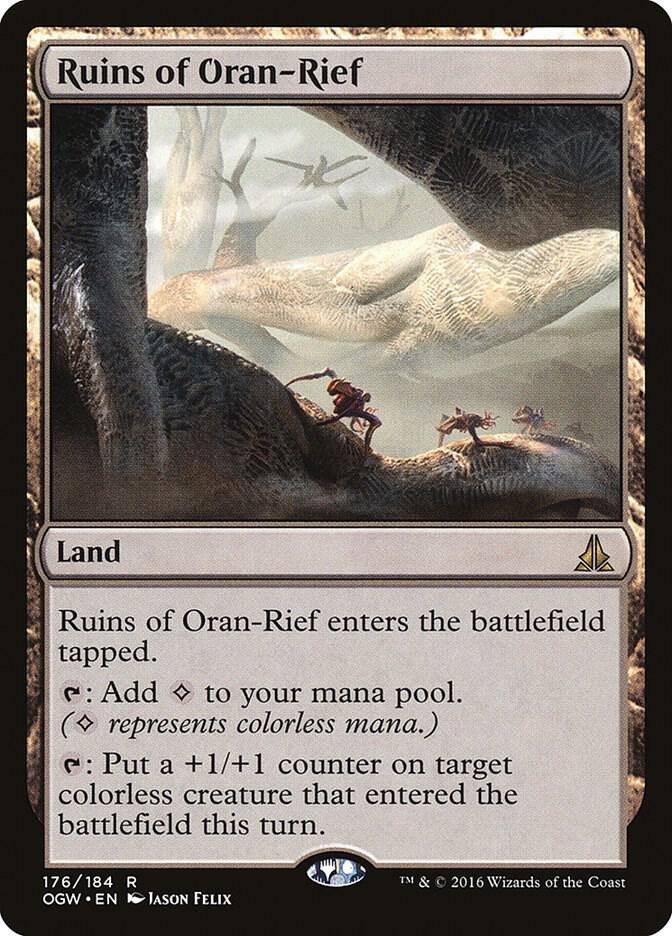 Ruins of Oran-Rief 176 card from Oath of the Gatewatch
