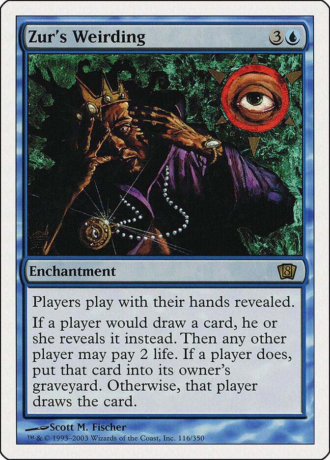 Zur's Weirding 116 card from 8th Edition