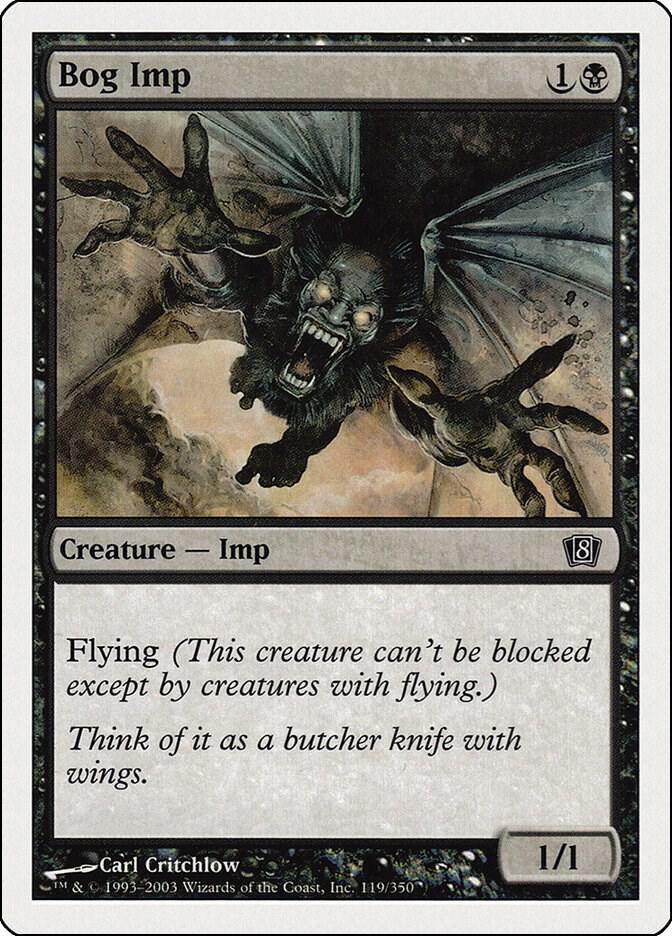 Bog Imp 119 card from 8th Edition