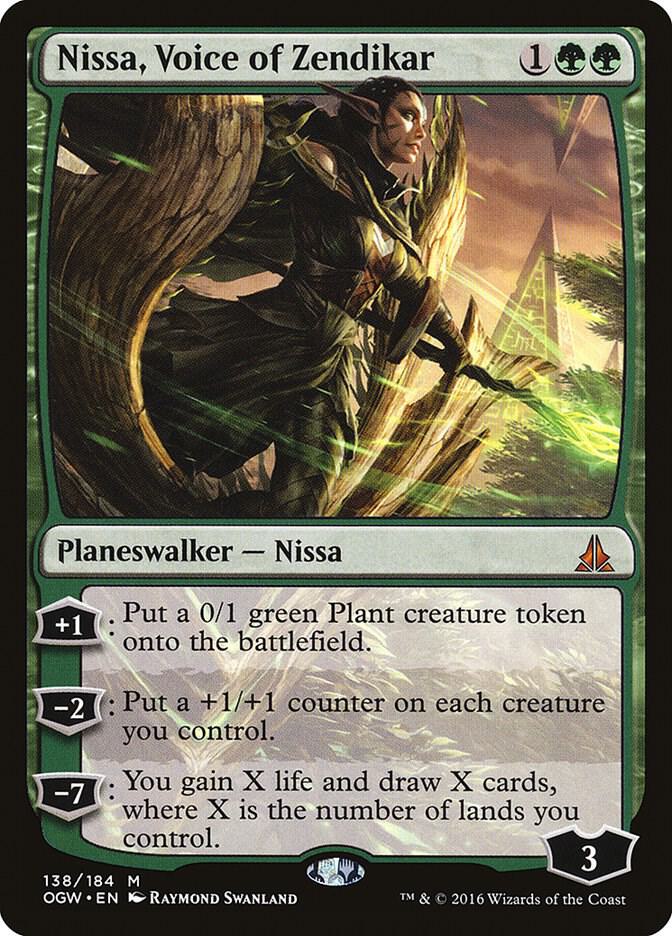 Nissa, Voice of Zendikar 138 card from Oath of the Gatewatch