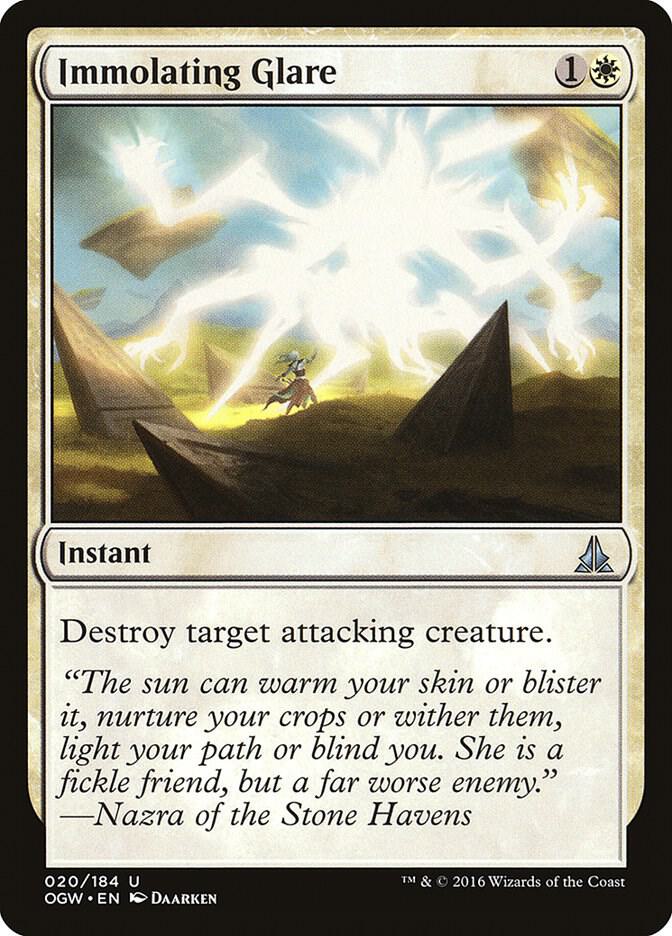 Immolating Glare 20 card from Oath of the Gatewatch