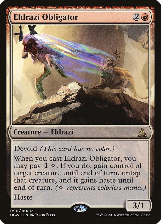 Eldrazi Obligator 96 card from Oath of the Gatewatch