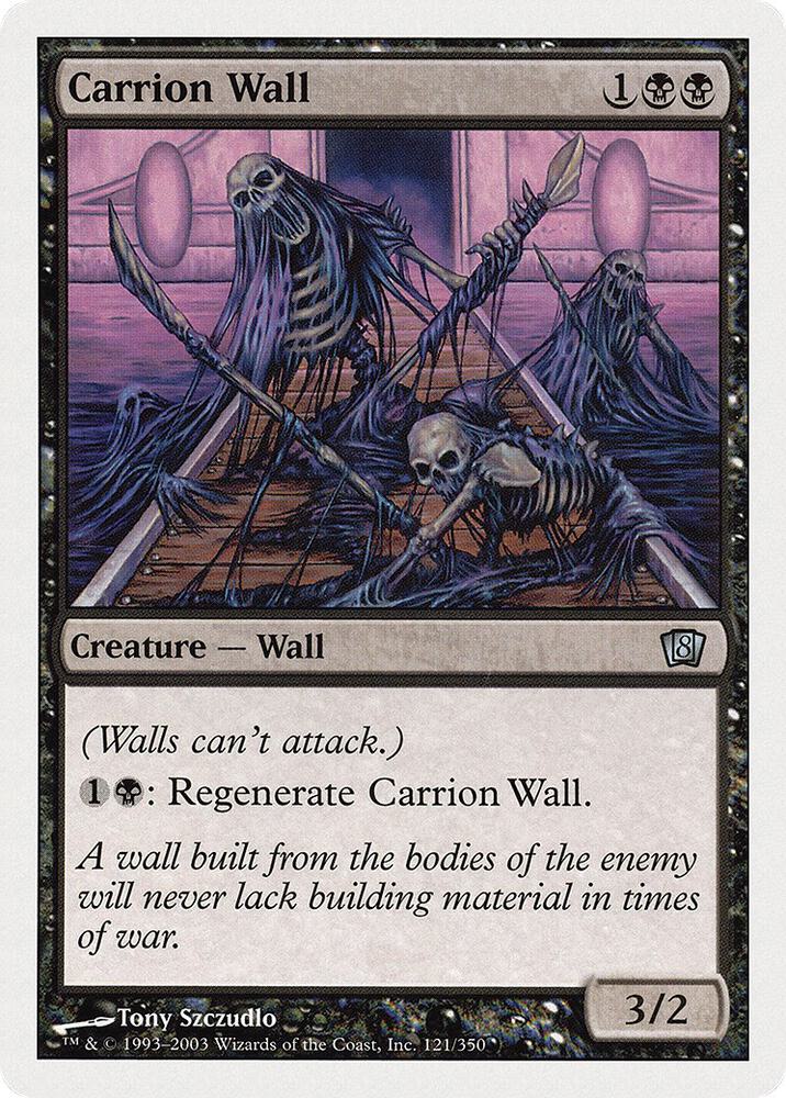Carrion Wall 121 card from 8th Edition