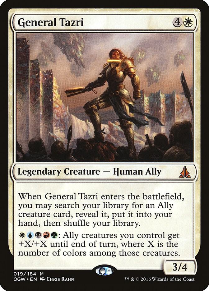 General Tazri 19 card from Oath of the Gatewatch