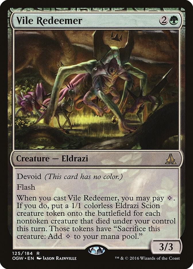 Vile Redeemer 125 card from Oath of the Gatewatch