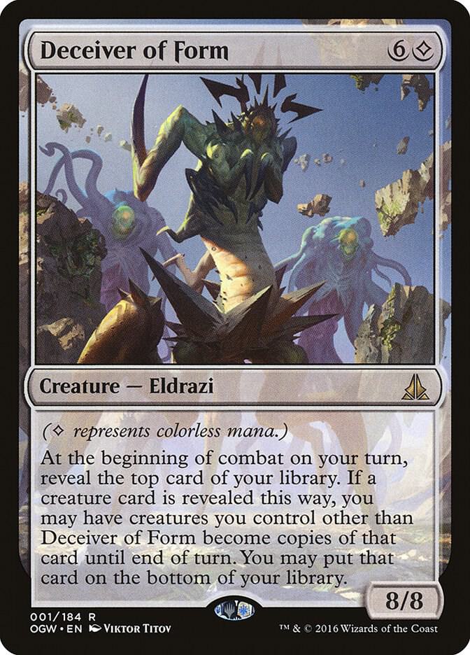 Deceiver of Form 1 card from Oath of the Gatewatch
