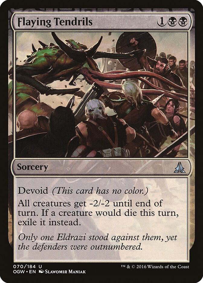 Flaying Tendrils 70 card from Oath of the Gatewatch