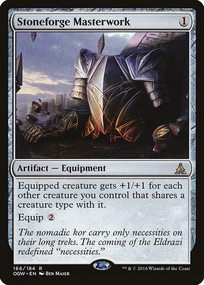Stoneforge Masterwork 166 card from Oath of the Gatewatch