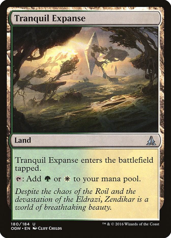 Tranquil Expanse 180 card from Oath of the Gatewatch