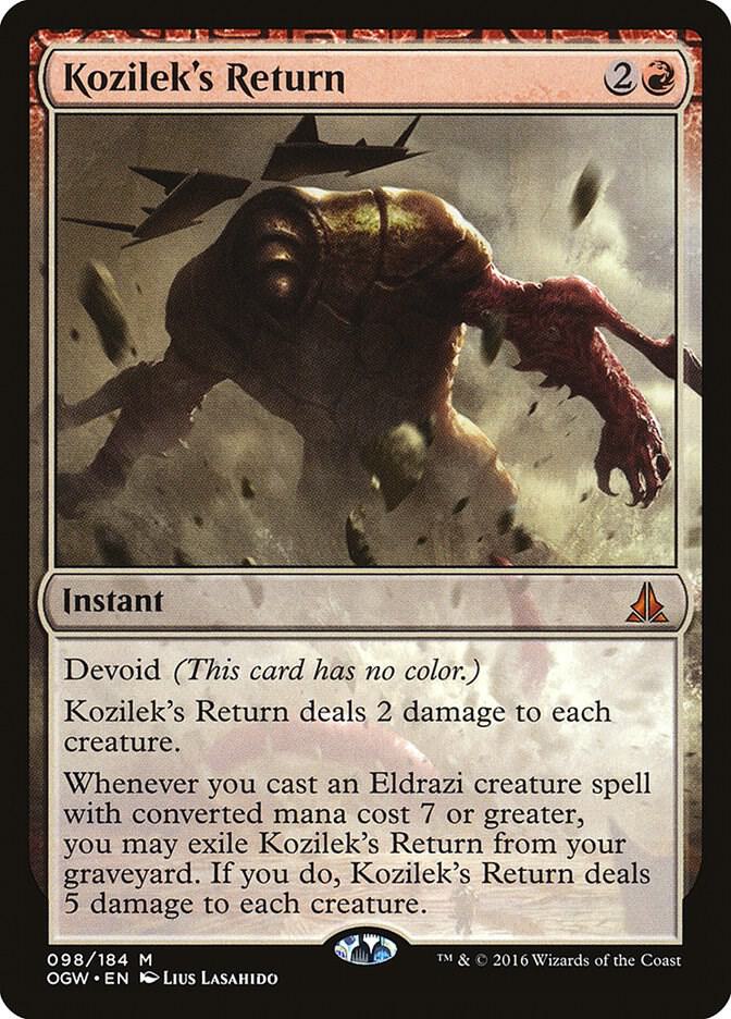 Kozilek's Return 98 card from Oath of the Gatewatch