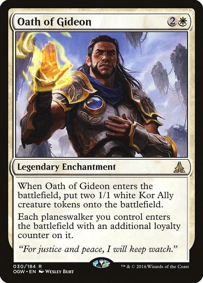 Oath of Gideon 30 card from Oath of the Gatewatch