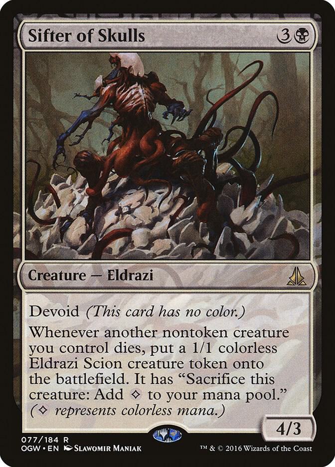 Sifter of Skulls 77 card from Oath of the Gatewatch
