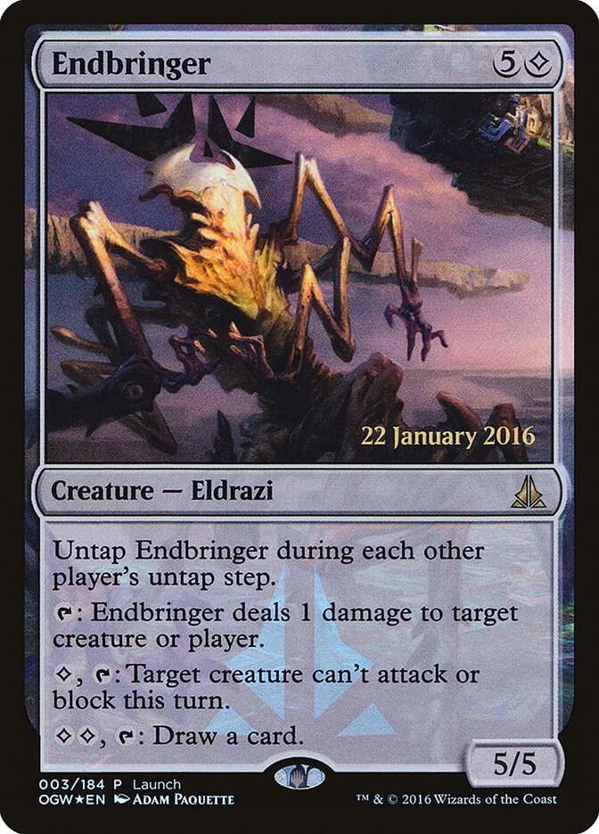 Endbringer 3 card from Launch Party & Release Event Promos