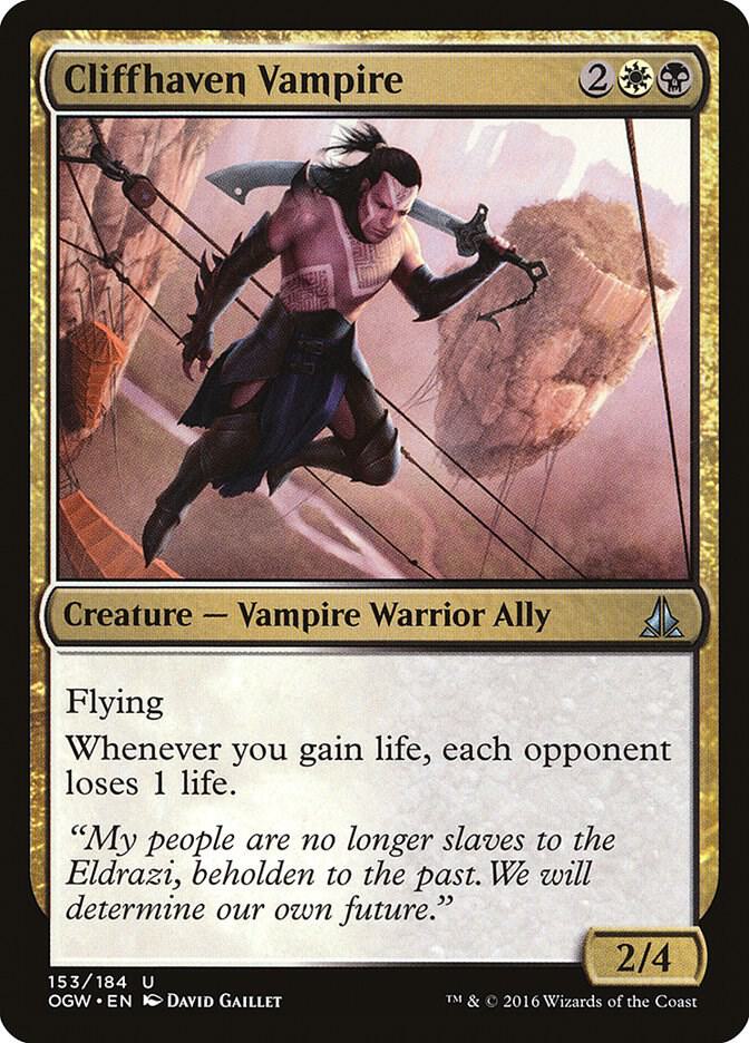 Cliffhaven Vampire 153 card from Oath of the Gatewatch