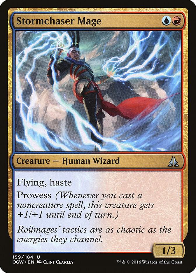 Stormchaser Mage 159 card from Oath of the Gatewatch