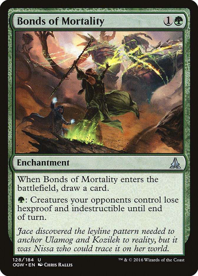 Bonds of Mortality 128 card from Oath of the Gatewatch