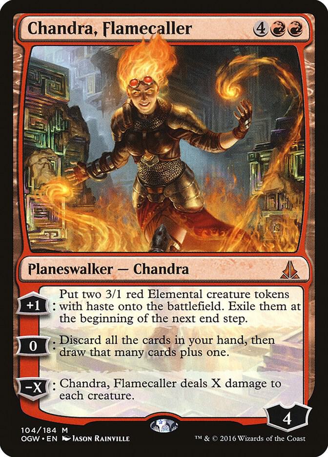 Chandra, Flamecaller 104 card from Oath of the Gatewatch