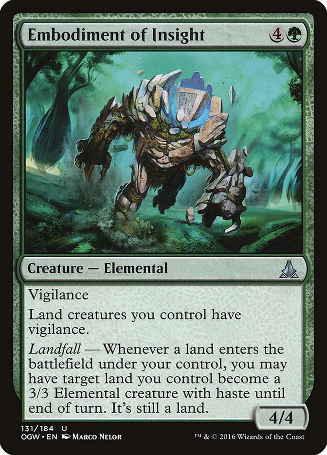Embodiment of Insight 131 card from Oath of the Gatewatch