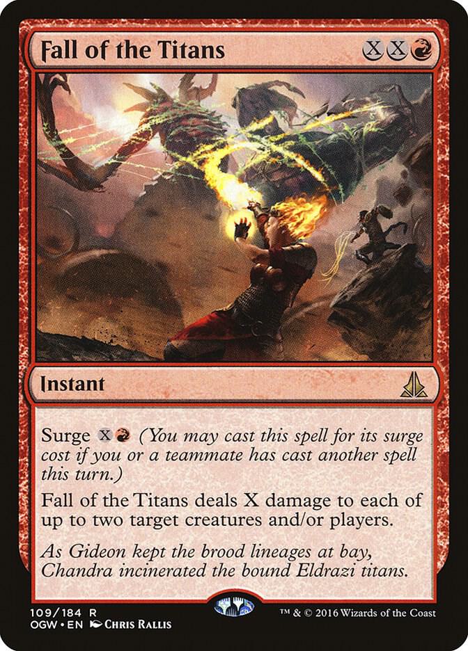 Fall of the Titans 109 card from Oath of the Gatewatch