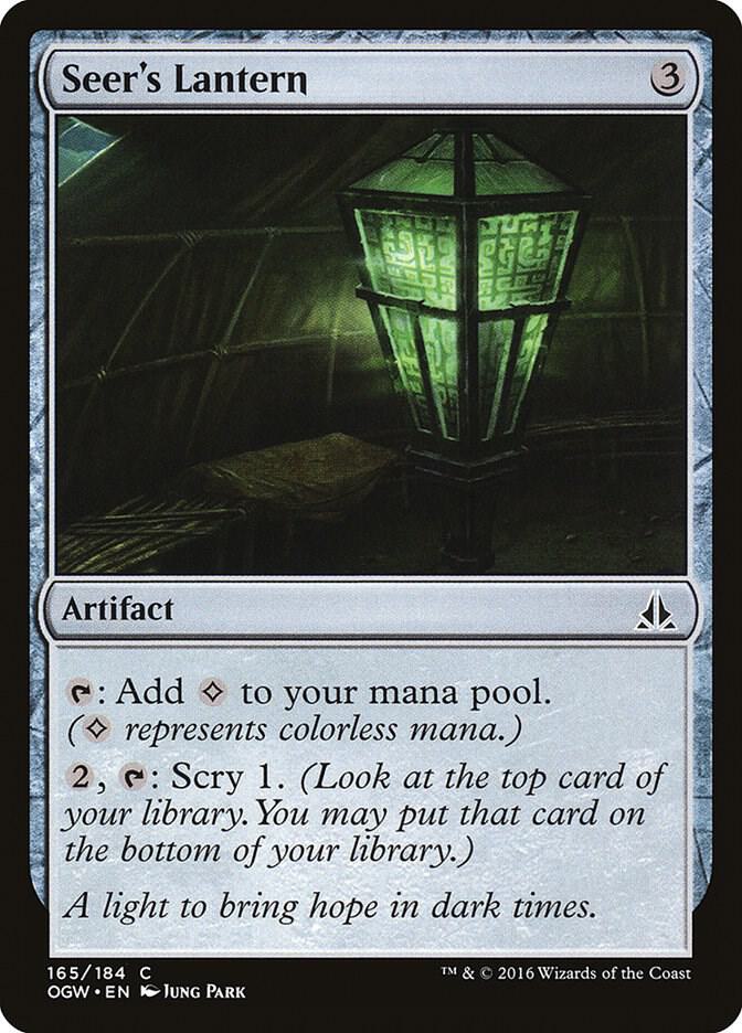 Seer's Lantern 165 card from Oath of the Gatewatch