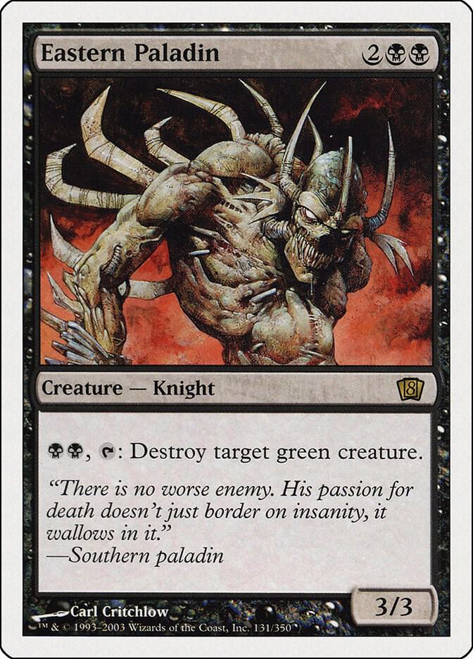 Eastern Paladin 131 card from 8th Edition
