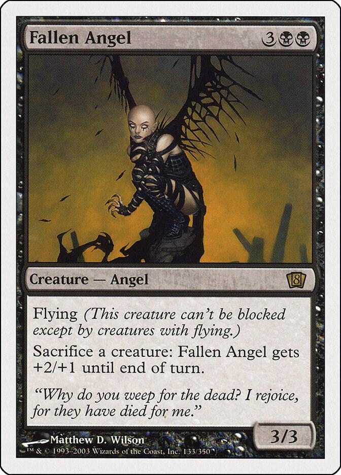 Fallen Angel 133 card from 8th Edition