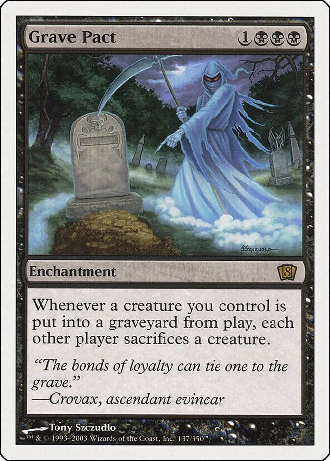 Grave Pact 137 card from 8th Edition