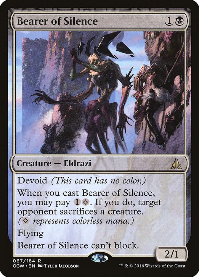 Bearer of Silence 67 card from Oath of the Gatewatch