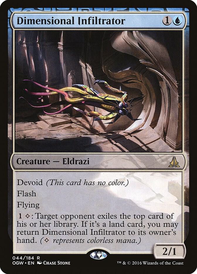 Dimensional Infiltrator 44 card from Oath of the Gatewatch