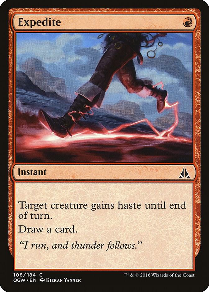 Expedite 108 card from Oath of the Gatewatch