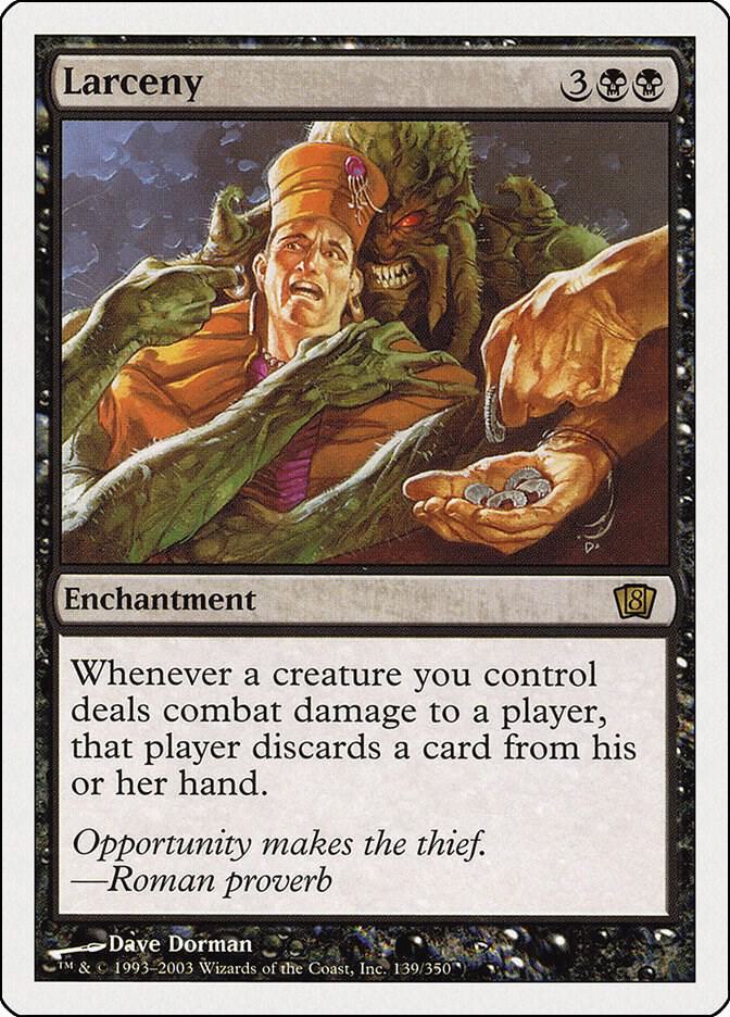 Larceny 139 card from 8th Edition