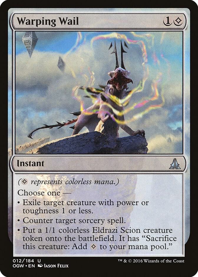 Warping Wail 12 card from Oath of the Gatewatch