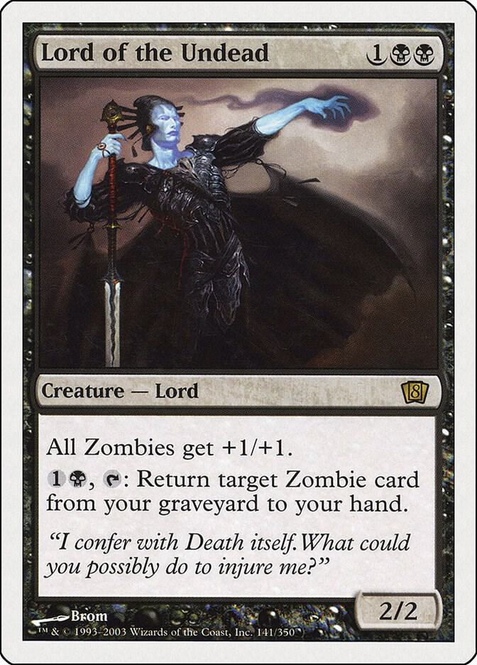 Lord of the Undead 141 card from 8th Edition