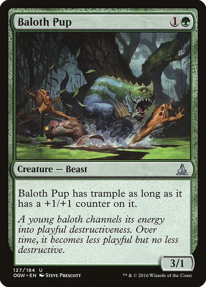 Baloth Pup 127 card from Oath of the Gatewatch