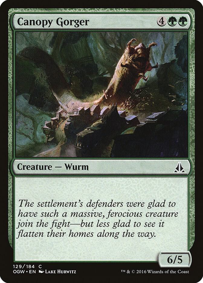 Canopy Gorger 129 card from Oath of the Gatewatch